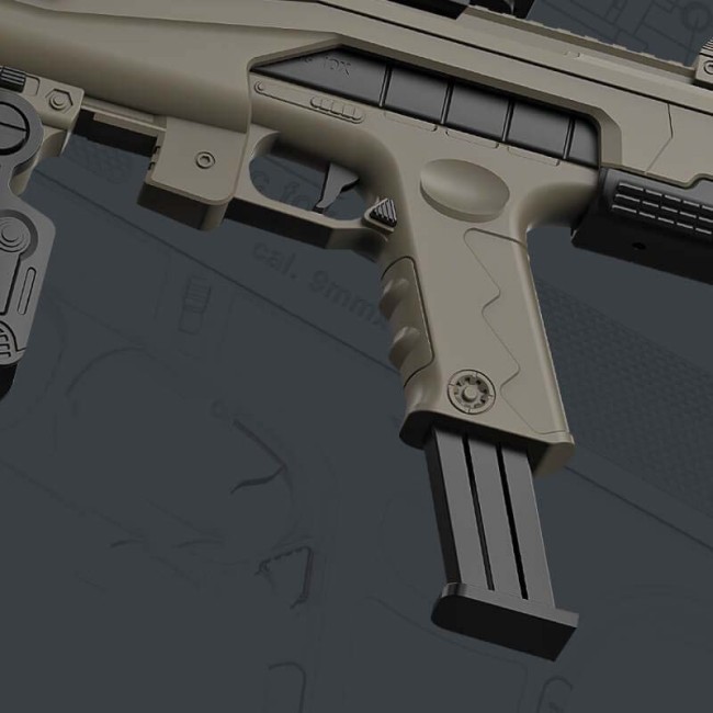 Arctic Fox Glock Dart Blaster with Carbine Conversion Kit