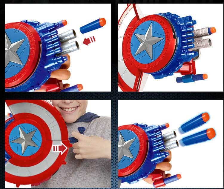 Captain America Shield Nerf Gel Blaster Toy