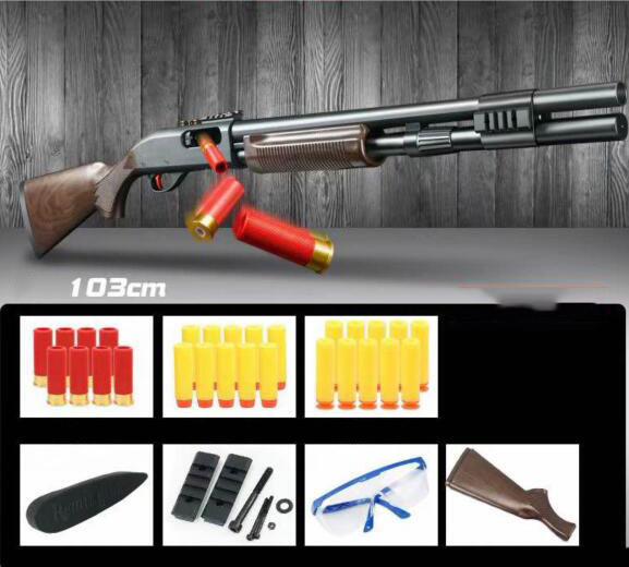 ZS M870 Shell Ejecting Shotgun Dart Blaster