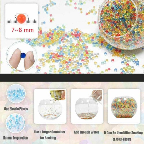 40000pcs Gel Ball with Refill Bottle 7-8mm (US Stock)