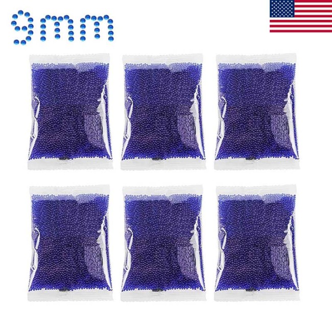 9-11mm Gel Balls Blue Color 6 Packs (US Stock)