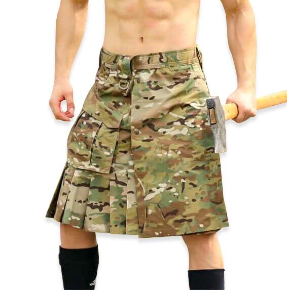 Scottish Tactical Camouflage Kilt
