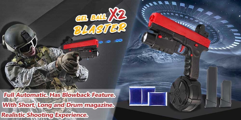 x2 glock gel blaster
