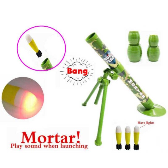 Foam Rocket Mortar Launcher Toy