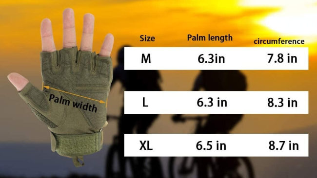 Motorcycle Gloves Hard Fingerless Training Cycling Climbing Outdoor Hunting