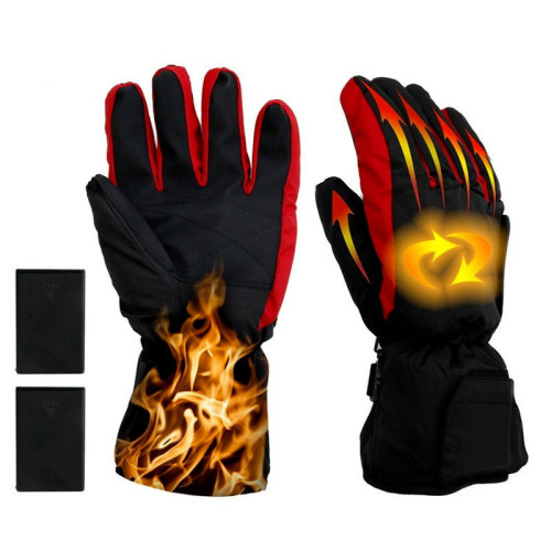 Winter Warm Gloves With Battery Windproof Fallproof