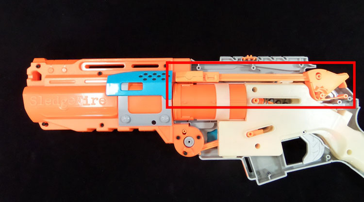 NERF Zombie Strike Sledgefire Upgrade Return Spring