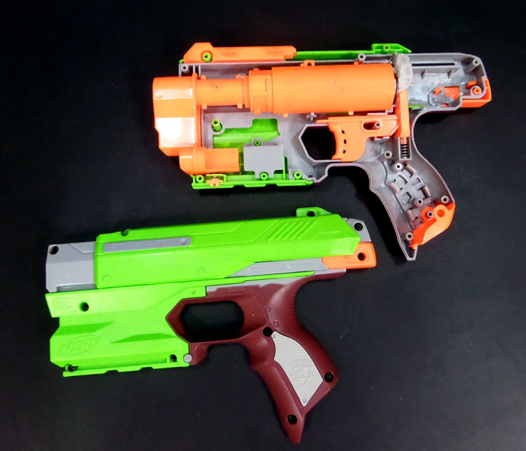 Hasbro Nerf N-Strike Modulus Mediator Blaster - Clip-Fed