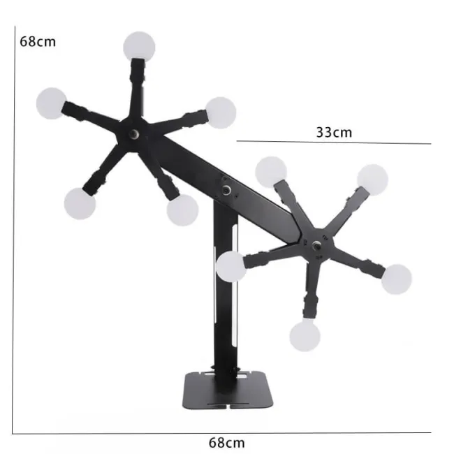 Magnetic Metal Shooting Target with 2 Rotating Stars
