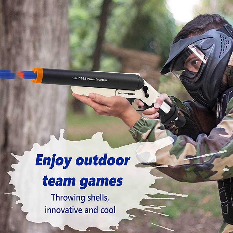 HDS68 Sawed Off Double Barrel Shotgun Foam Dart Blaster (US Stock) US