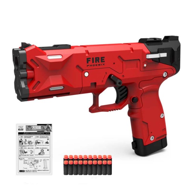 Fire Phoenix Foam Blaster Pistol Toy Gun