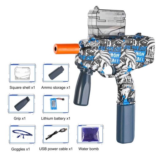 MP9 Electric Gel Ball Blaster Kids Toy Gun