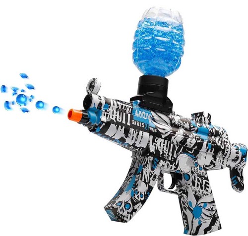 Mini MP5 Electric Gel Blaster Kids Toy Gun Shooting 6-7mm Gel Balls