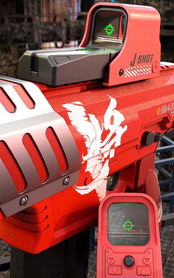 JF SCAR-L Rifle Foam Disc Blaster Toy Shooter