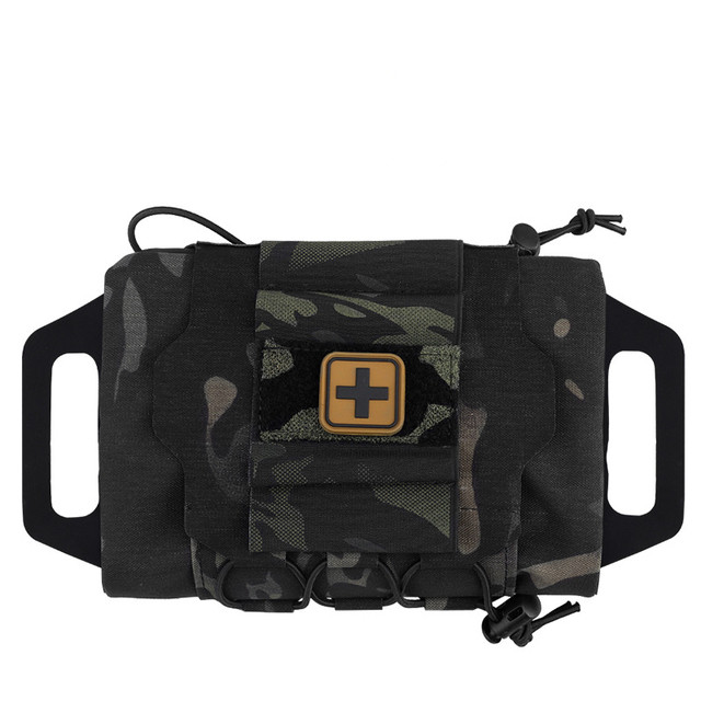 CS Tactical Vest Accessories Pouch for Outdoor Hiking Medical Storage Pack Quick Unpacking