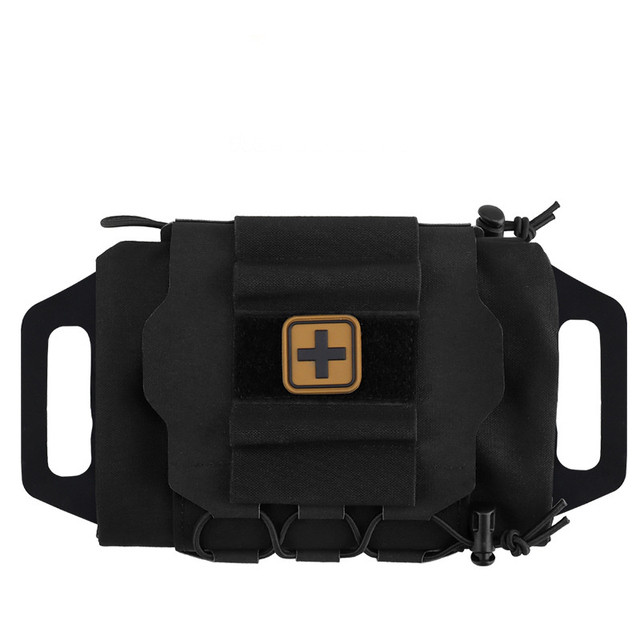 CS Tactical Vest Accessories Pouch for Outdoor Hiking Medical Storage Pack Quick Unpacking