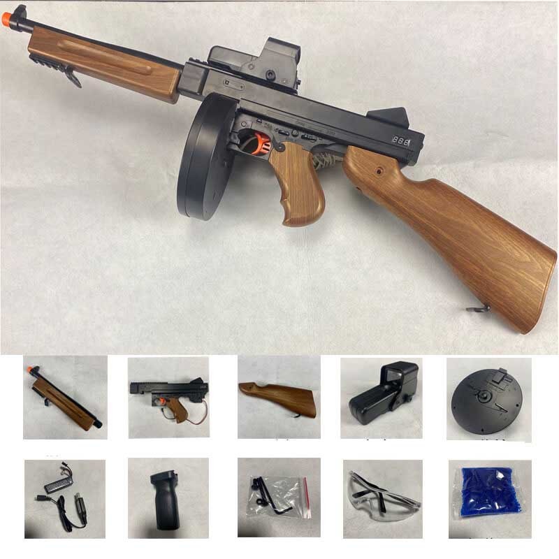 Thompson M1A1 Gel Blaster WW2 Tommy Toy Gun with Drum