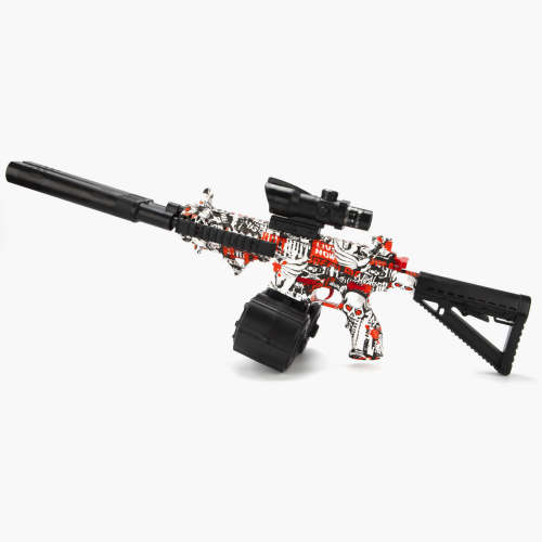 M416 Double Barreled Gel Blaster Splatter Ball Gun