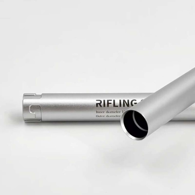 Rifling Swin Chamfered Metal Nerf Blaster Barrel OD 16mm