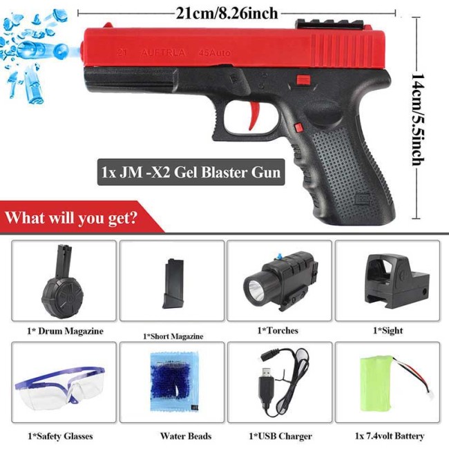 JM X-2 Glock Gel Blaster (US Stock)