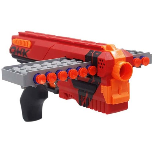 Horizontal Clip Fed Manual Foam Dart Blaster