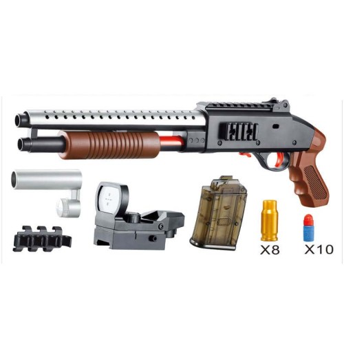 Mini M870 Shell Ejecting Soft Bullet Dart Blaster