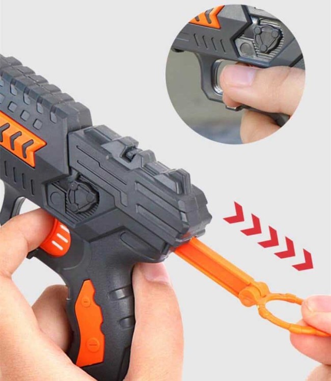 Super Fun Mnaual Kids Foam Blaster Toy Gun Gift for Boys