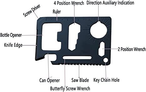 15 in 1 Multitool Hatchet Saw Hammer Pliers Screwdrivers Multitool Card Pen Axe Survival Gear (US Stock)