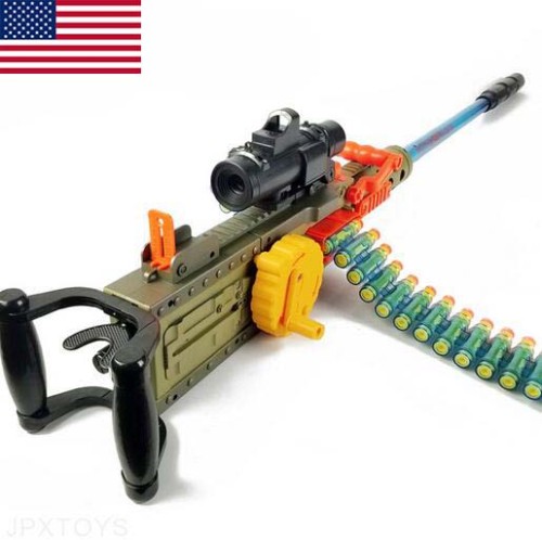 JF M2 Electric Soft Bullet Dart Heavy Machine Gun (US Stock)