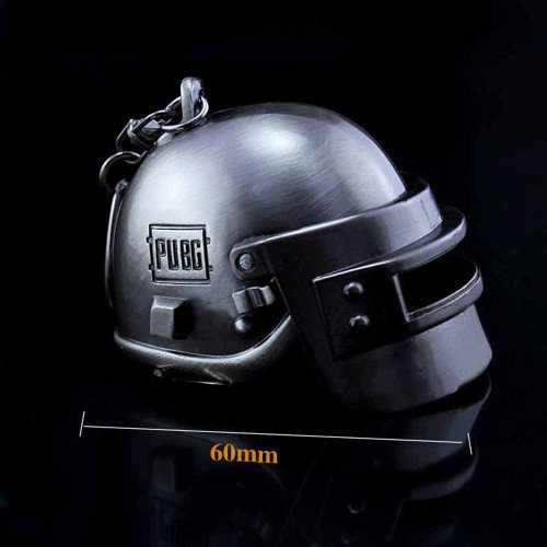 PUBG Level 3 Helmet Metal Keychain