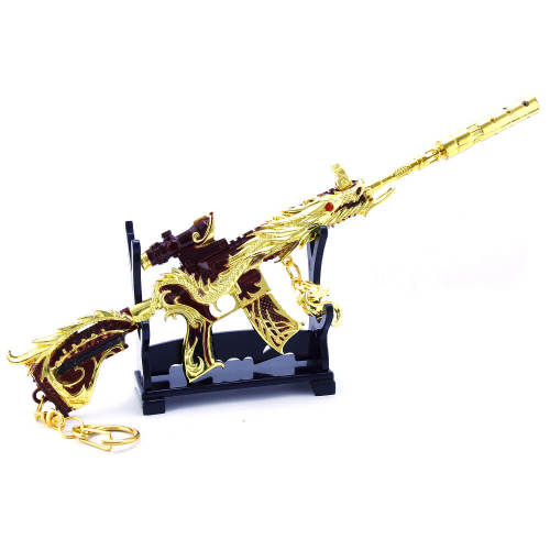M416 Five Claw Golden Dragon Keychain