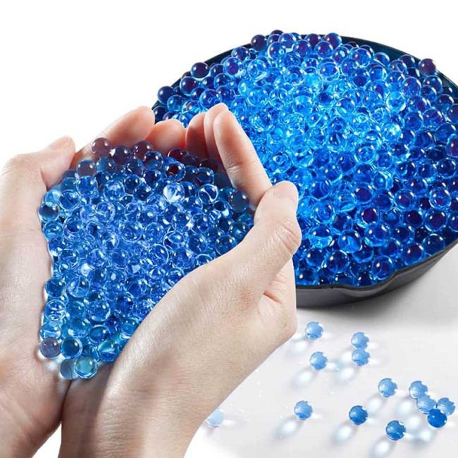 9mm Blue Gel Ball Water Beads 6 Packs