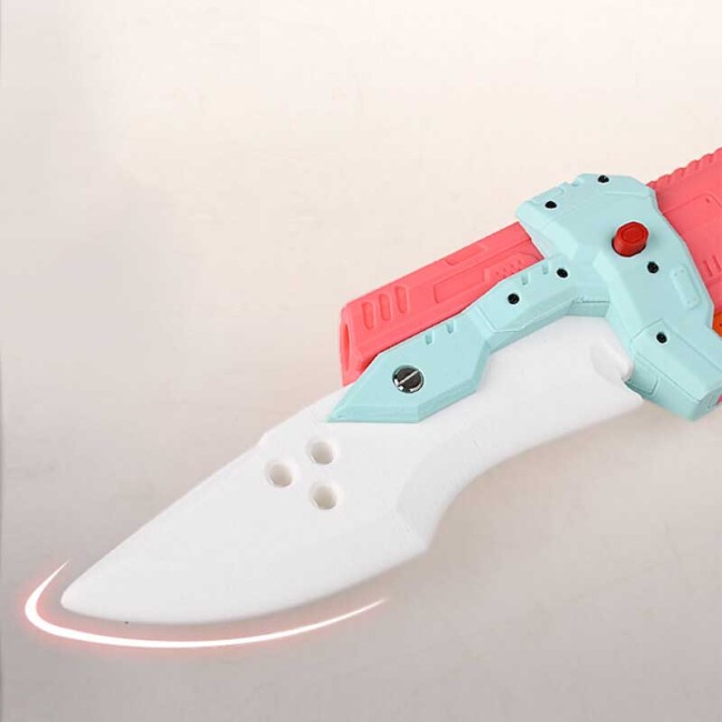 Worker 3D Printed Blade Knife Foam Dart Blaster