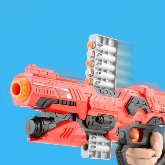 XH Clip Fed Manual Sci-Fi Foam Blaster with Target