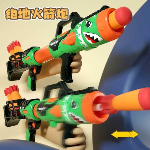 LZ059 Shark Manual RPG Foam Rocket Blaster