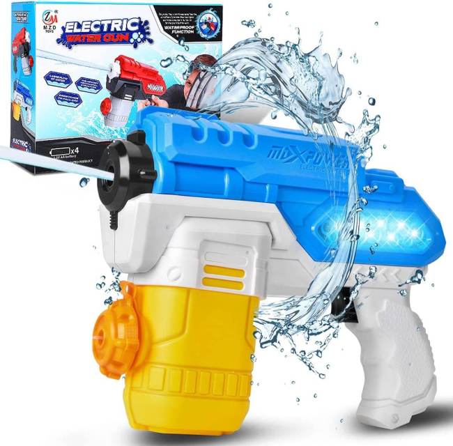 Electric Long Range Squirt Water Gun with Cool LED Lights