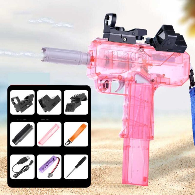 Uzi Electric Mag-Fed Water Gun for Summer Fun
