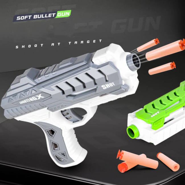 X Shooting Manual Eva Soft Bullet Full Length Dart Foam Blaster