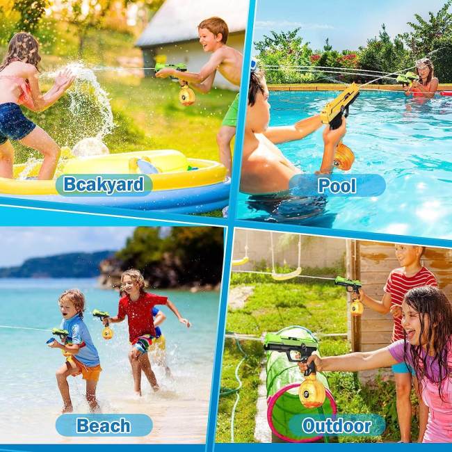 Electric Summer Toy Water Gun Rechargable Automatic Squirt Blaster