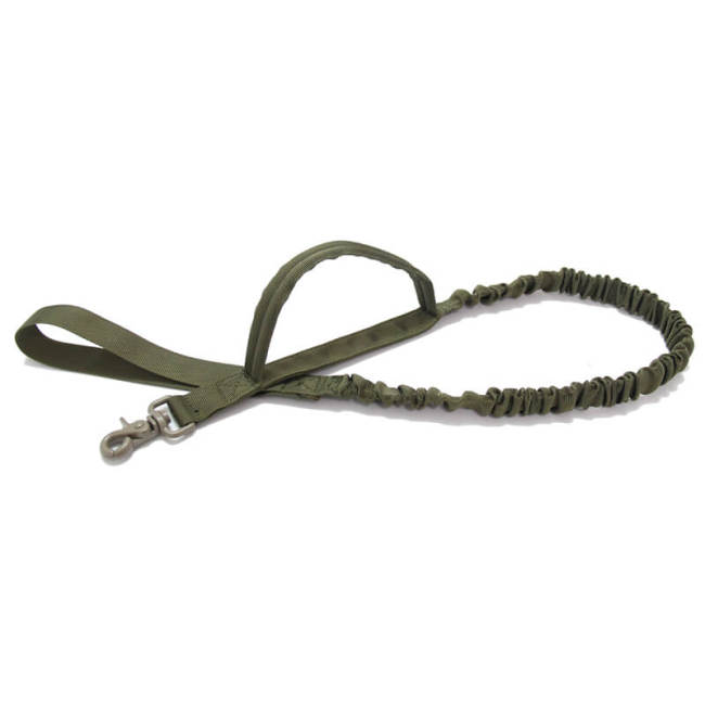 Tactical Bungee Dog Leash 2 Handle Quick Release Cat Dog Pet Leash Elastic Leads Rope Military Dog Training Leashes