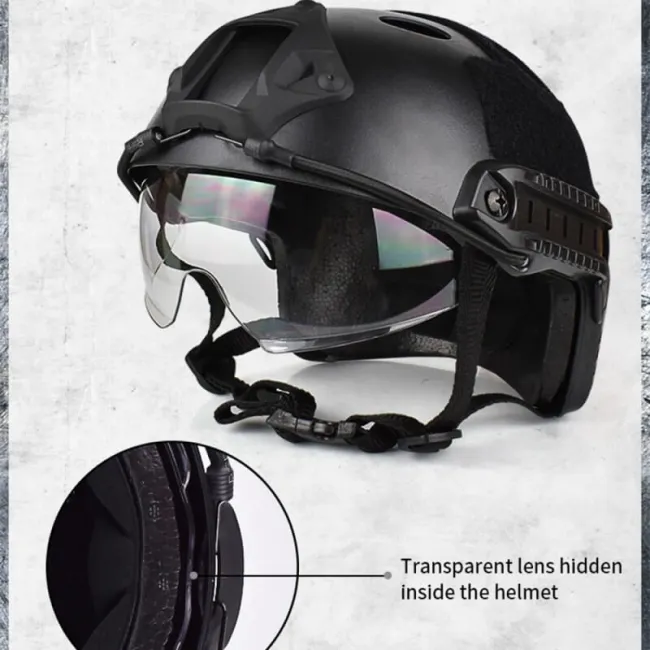 Tactical Airsoft FAST Helmet Goggles Field exercise drill tactical lightweight helmet Field Hunting Wargame Combat Helmet