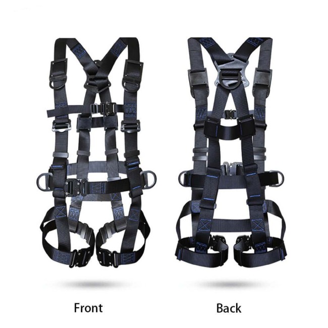 Aerial Work Safety Belt Construction Protection High-altitude Rock Climbing Outdoor Expand Training Full Body Harness Safe Rope