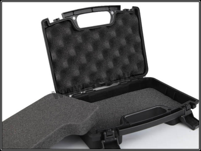 ABS Tactical Hard Pistol Case Gun Case Padded Foam Lining for hunting airsoft Holsters & Pouches