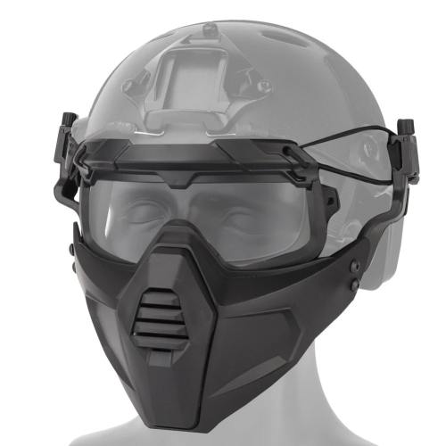 Airsoft Mask Detachable Goggles with Anti-fog Fan Tactical Paintball Protective Full Face Mask Shooting CS Goggles Masks