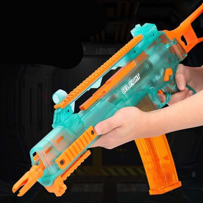 Gel Fight G36 Electric Toy Gun: Fun Upgradable Transparent Blaster