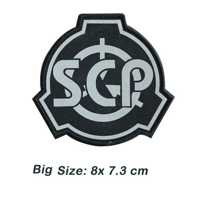 Special Containment Procedures Foundation Secure Contain Protect SCP Patches IR Badges Embroidery Applique