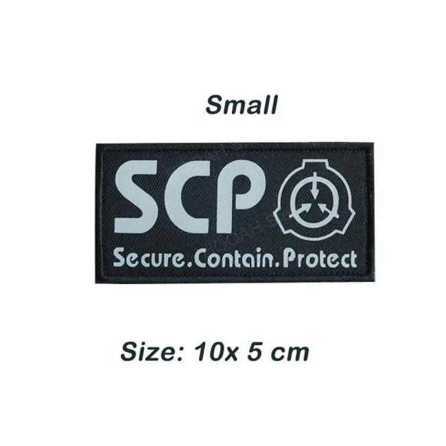 Special Containment Procedures Foundation Secure Contain Protect SCP Patches IR Badges Embroidery Applique