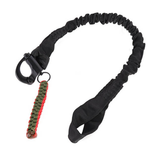 Quick Release Safety Lanyards Tactical Military Wasit Bag Sling 600D Nylon Rope Bungee Strap