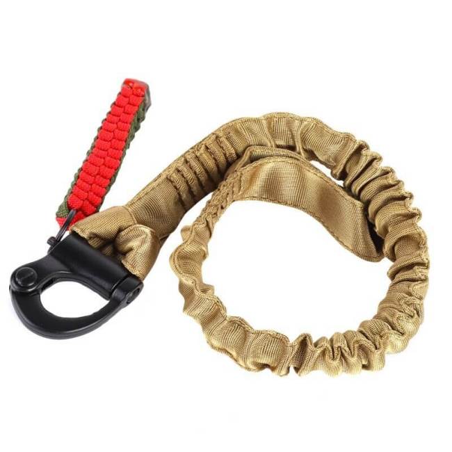 Quick Release Safety Lanyards Tactical Military Wasit Bag Sling 600D Nylon Rope Bungee Strap