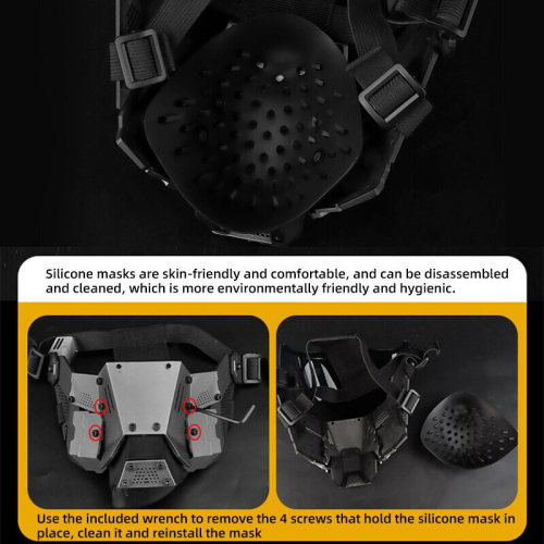 Cyberpunk Full Face Mask | Anti-Fog Lens